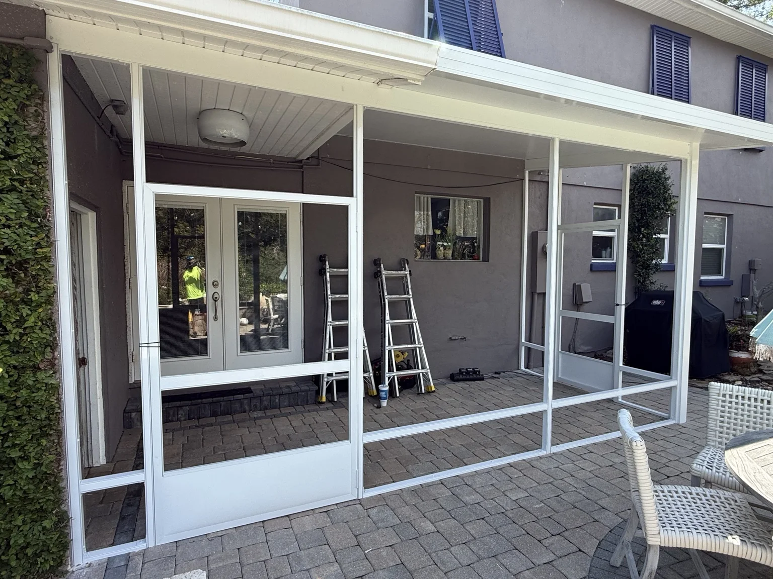 Framing and wall layout nearing completion.